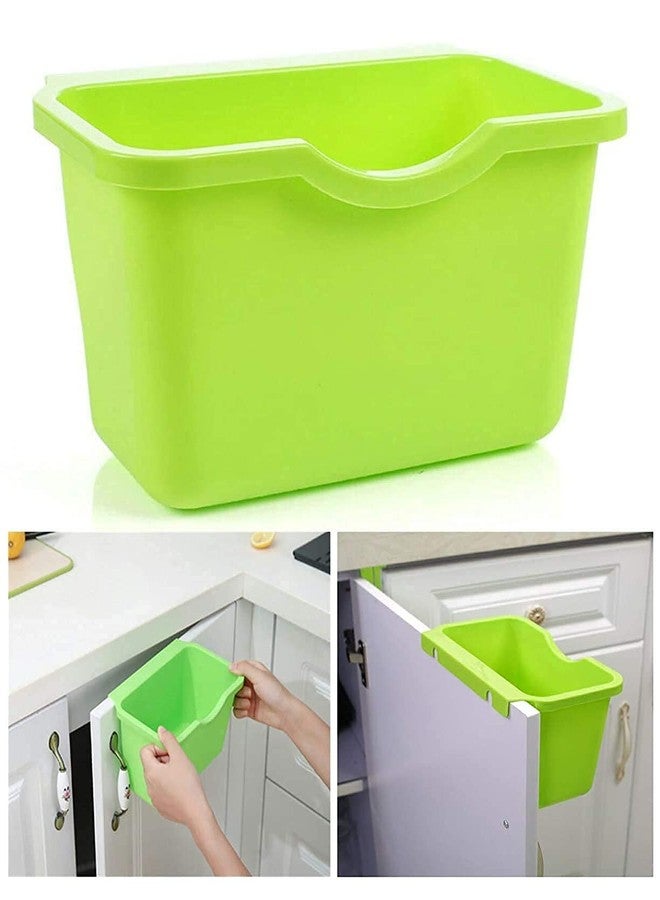 HBD Plastic Open-Top Kitchen Cabinet Door Hanging Trash Garbage Bin Dust Trash Can Rubbish Container Holder, 20.5X13X12 Cm (Multi Colour- 1 Pc) - Image 5