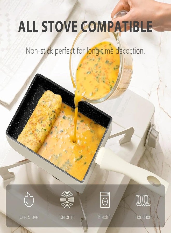 Stavae Japanese Omelette pan, Tamagoyaki Nonstick pan, Square Pans, Egg Roll Pan, Rectangle Frying Pan, Small Frying Egg pan, Cooktop Safe, Easy to Clean - Image 5