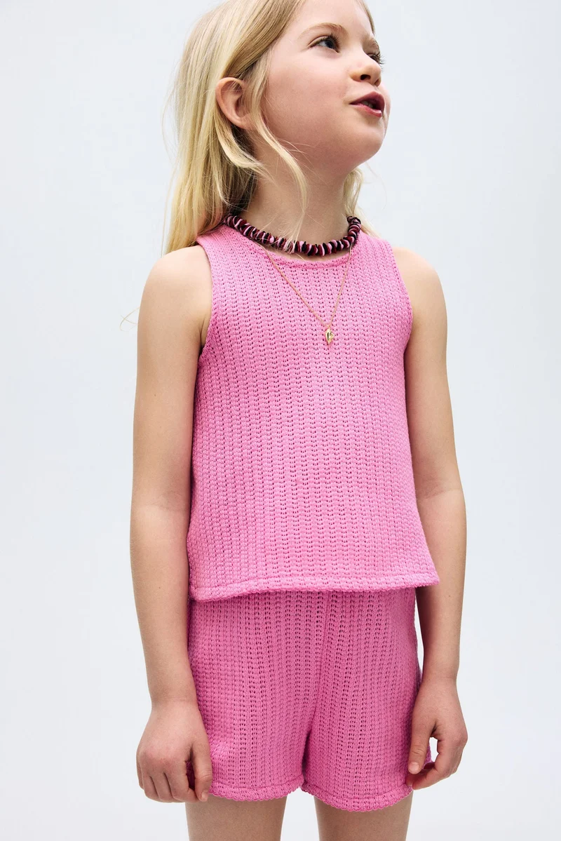 H&M Textured-knit vest top