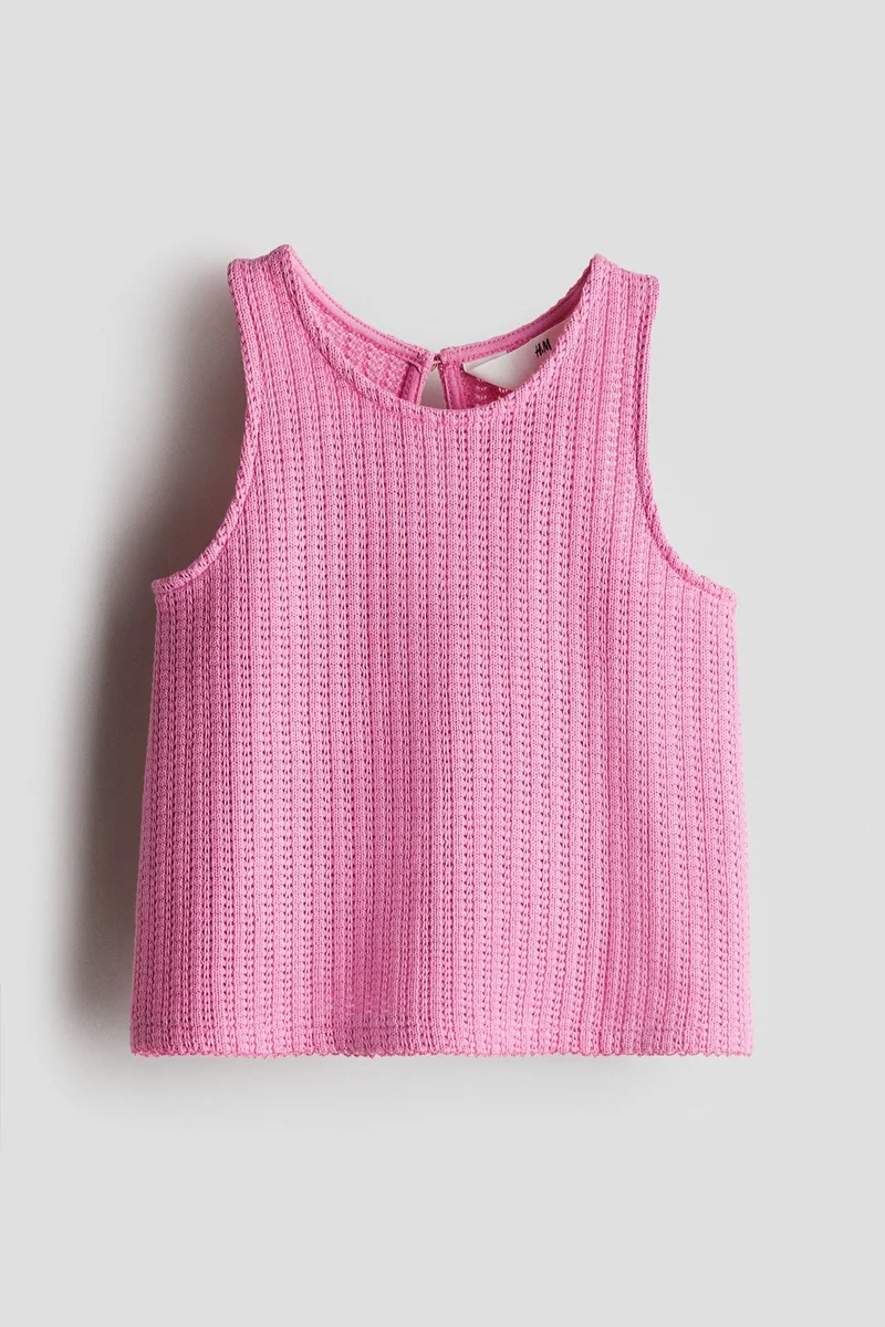 H&M Textured-knit vest top
