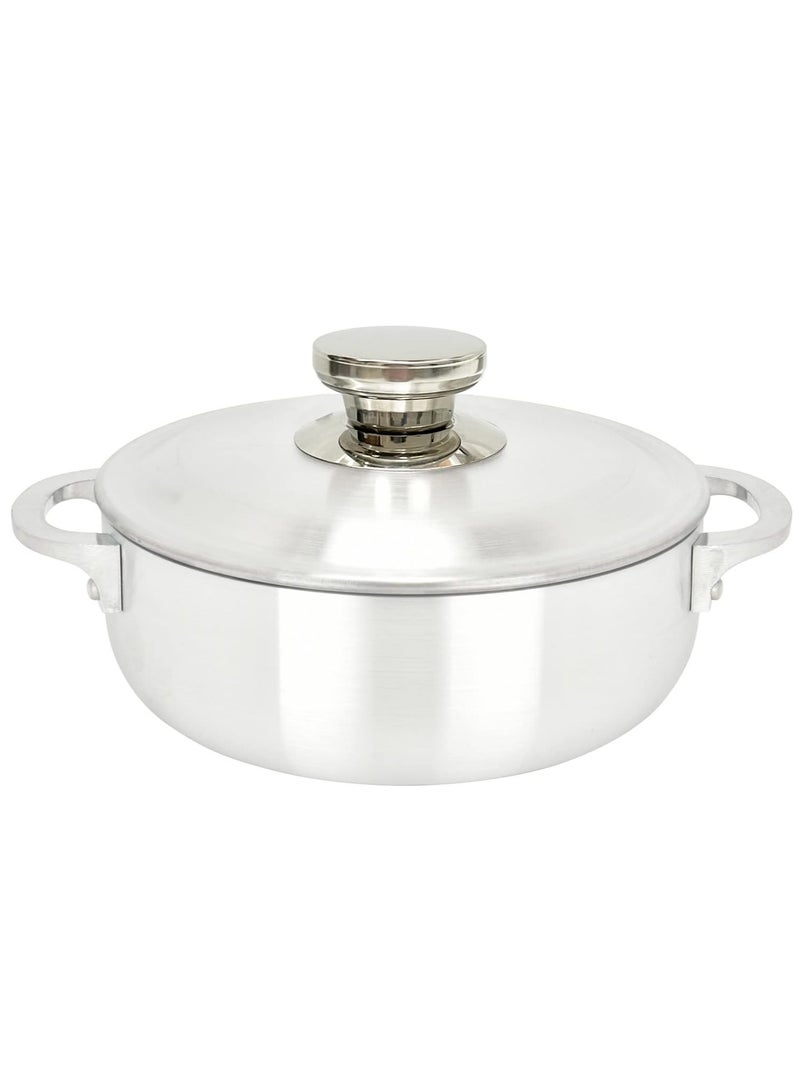 كالديرا طقم قدور ألمنيوم مكون من 7 قدور بمقبضين صناعة باكستاني ثقيل جدا - Image 2