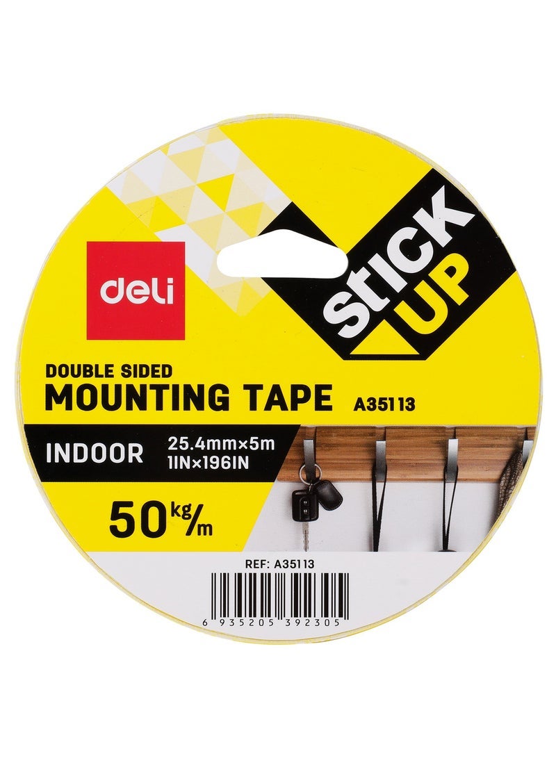 Deli EA35113 EVA Double-Sided Mounting Tape 25.4mm×5m - Image 3