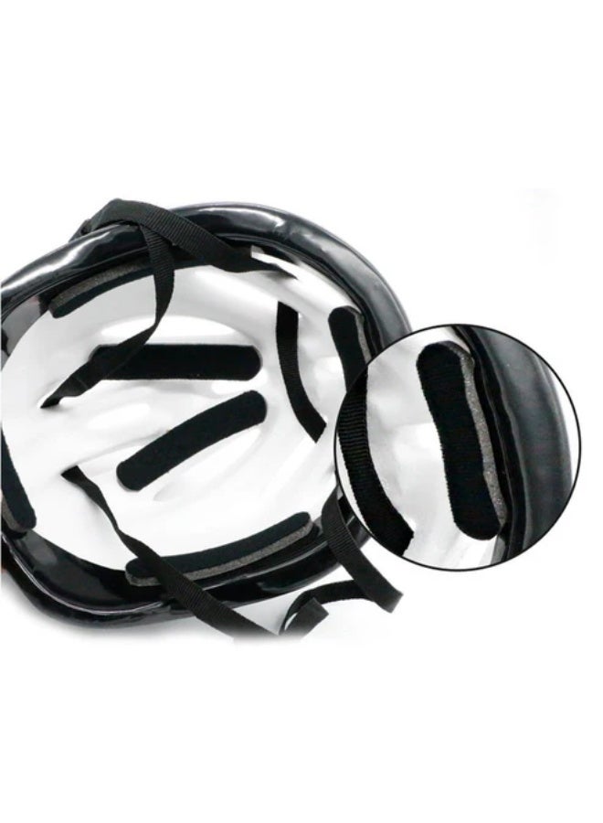 كروني خوذة دراجة كروني للبالغين من الرجال والنساء - خوذة أمان سوداء غير لامعة قابلة للتعديل لركوب الدراجات الجبلية والطرق، والسكوتر، ولوح التزلج - مصنوعة من مادة ABS+PC مصبوبة بشكل متكامل، مقاس عالمي، معدات حماية للركوب - Image 4