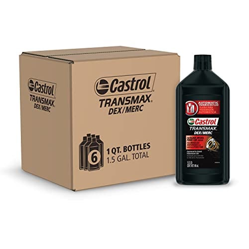 Castrol Transmax DEX/MERC Automatic Transmission Fluid, 1 Quart, Pack of 6 - Image 1