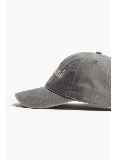 اتش اند ام Motif-detail cotton cap