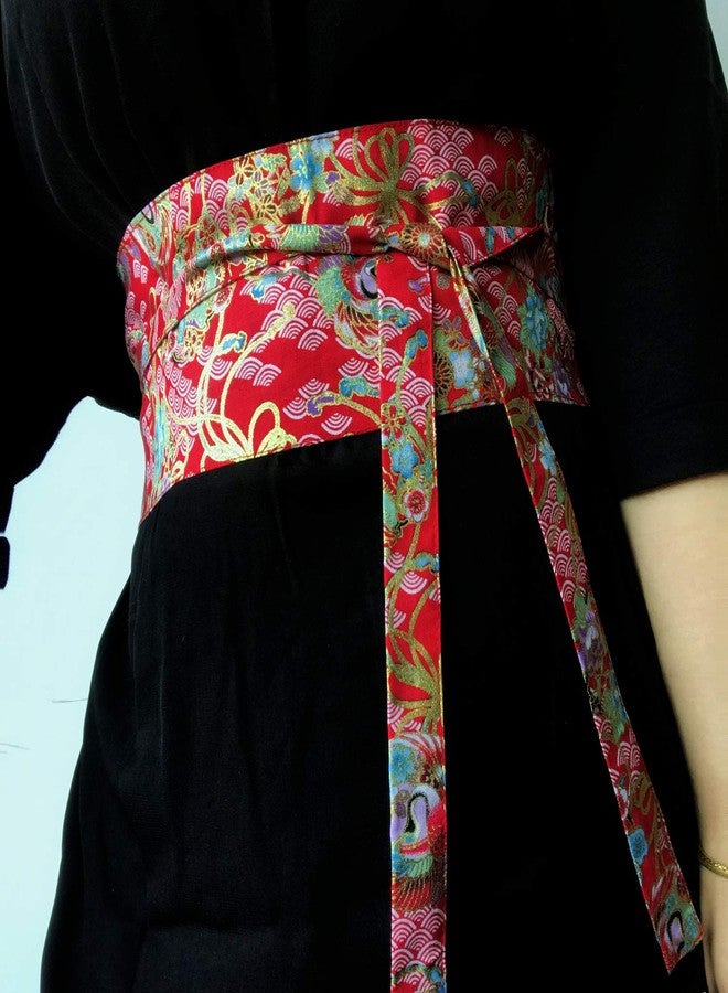 MAYSONG Japanese Kimono Cardigan Obi Belt Woman Yukata Waistband - Image 3