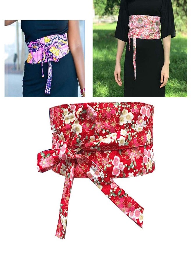 MAYSONG Japanese Kimono Cardigan Obi Belt Woman Yukata Waistband - Image 4