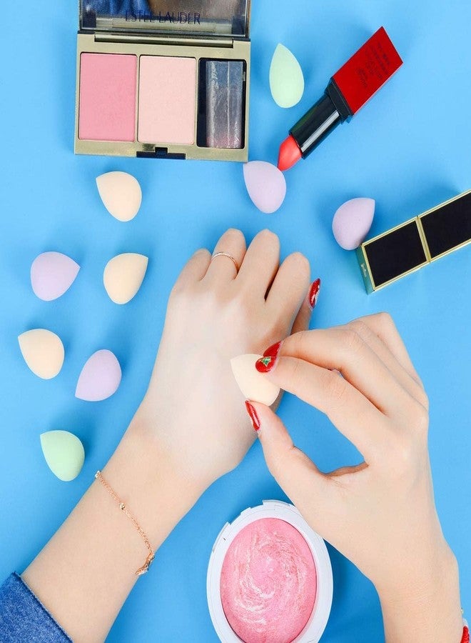 Gonegal Makeup All in One Soft Flat Foundation & concealer Brush With Mini Sponge & Mushroom Puff. (Set Of-3) - Image 3