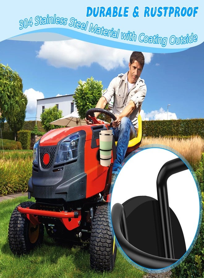 jixsloft Magnetic Cup Holder, 2 Pack Portable Cup Holder for Tractor Mower Truck Car Fridge, Magnet Cup Drink Holder - Image 4
