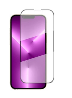 glassology iPhone 13 Pro 6.1 inch, 5D Full Coverage Tempered Glass Screen Protector, HD Clear, Distinctive High End Protective Film 9H Hardness  - Image 1