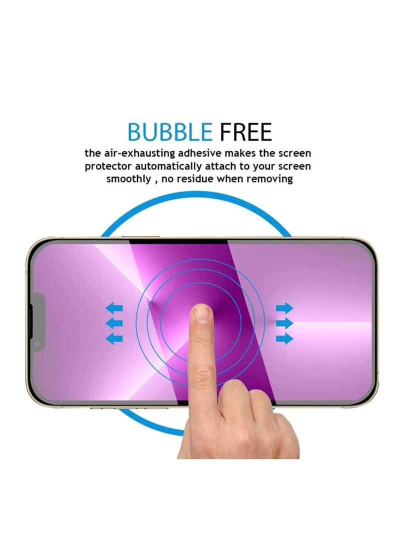 glassology iPhone 13 Pro 6.1 inch, 5D Full Coverage Tempered Glass Screen Protector, HD Clear, Distinctive High End Protective Film 9H Hardness  - Image 5