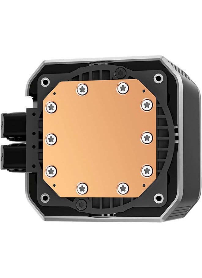 DEEPCOOL مبرد وحدة المعالجة المركزية السائل DeepCool Mystique 240، شاشة TFT LCD مقاس 2.8 بوصة، مبرد 240 مم، حجم مروحة 120 مم، سرعة المروحة 2150 دورة في الدقيقة، تدفق هواء المروحة 72.45 CFM، سرعة المضخة 3400 دورة في الدقيقة، مروحة FDB، أسود | R-LX550-BKDSNC-G-1  - Image 2