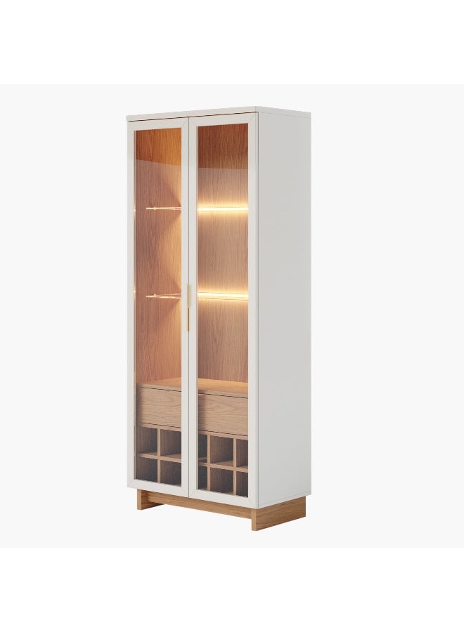 Home Box Volca 2-Door Curio Cabinet with LED Light - Image 4
