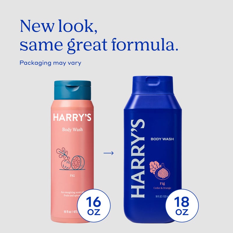 Harry's Men's Body Wash - Fig - (3 Pack) 18 fl oz - Shower Gel for Men - No Parabens, Sulfates, or Dyes - Image 3