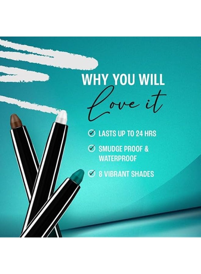 Lakme Eyeconic - White 0.35g. - Image 4