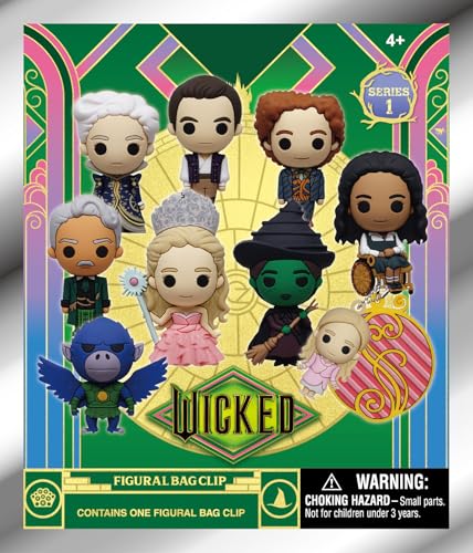 Monogram Wicked Series 1 – 5" Collectible Bag Clip – Blind Bag (ONE Random Figure) – Movie Musical Character Keychain/Backpack Accessory | Official Licensed Merchandise - Image 3