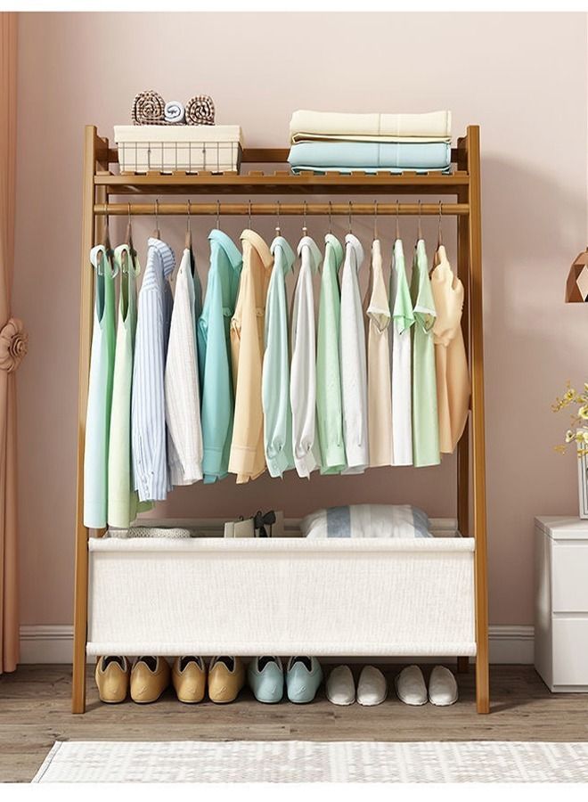 fashionhome Multifunction Clothes and Household Items Storage Rack Coat Hanger Storage Shelf Clothes Cabinet for Home Living Room Storage Furniture 100x40x141 and 70x40x141 CM  - Image 2