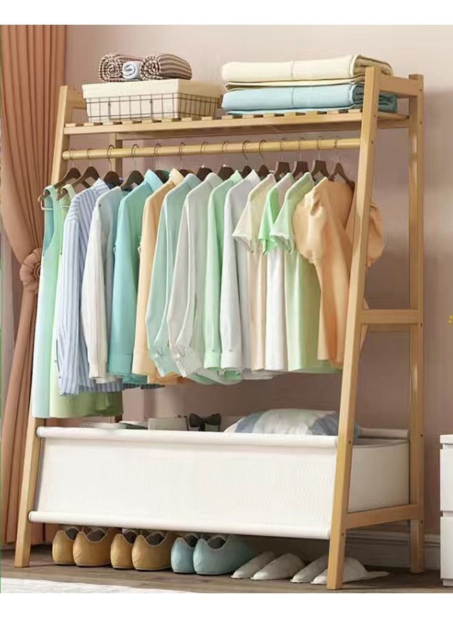 fashionhome Multifunction Clothes and Household Items Storage Rack Coat Hanger Storage Shelf Clothes Cabinet for Home Living Room Storage Furniture 100x40x141 and 70x40x141 CM  - Image 4