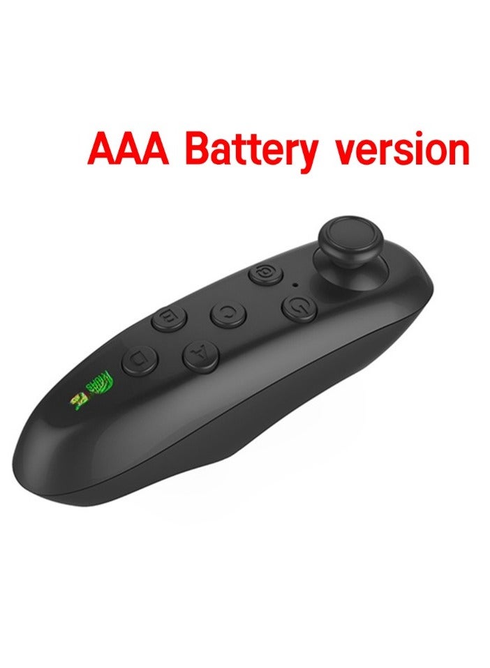 Mini VR Remote Control, Portable VR Game Handle Joystick, Lightweight VR Remote Controller Gamepad, Durable Wireless Bluetooth Controller For VR Android IOS Tablets Pc, (Pack Of 2pcs, Black) - Image 1
