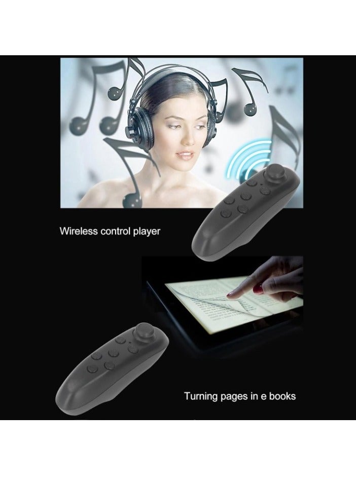 Mini VR Remote Control, Portable VR Game Handle Joystick, Lightweight VR Remote Controller Gamepad, Durable Wireless Bluetooth Controller For VR Android IOS Tablets Pc, (Pack Of 2pcs, Black) - Image 5