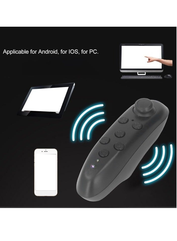Mini VR Remote Control, Portable VR Game Handle Joystick, Lightweight VR Remote Controller Gamepad, Durable Wireless Bluetooth Controller For VR Android IOS Tablets Pc, (Pack Of 2pcs, Black) - Image 3