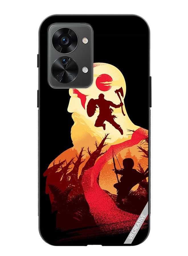 VR CREATIVE Protective Case Cover For OnePlus Nord 2T God Of War Design Multicolour - Image 1