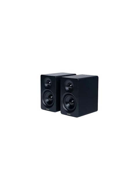 Edifier M60 Multimedia Speaker Bluetooth 5.3, 66W RMS, Hi-Res Audio & Hi-Res Wireless Audio, LDAC,3" Mid Bass & 1" Tweeter, USB-C & Aux Inputs, Compact Desktop Speaker – Black