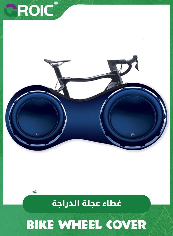 GROIC Bike Wheel Cover, Anti-dust High Elastic Outdoor Indoor Washable Bicycle Protection Storage Bag - Image 1