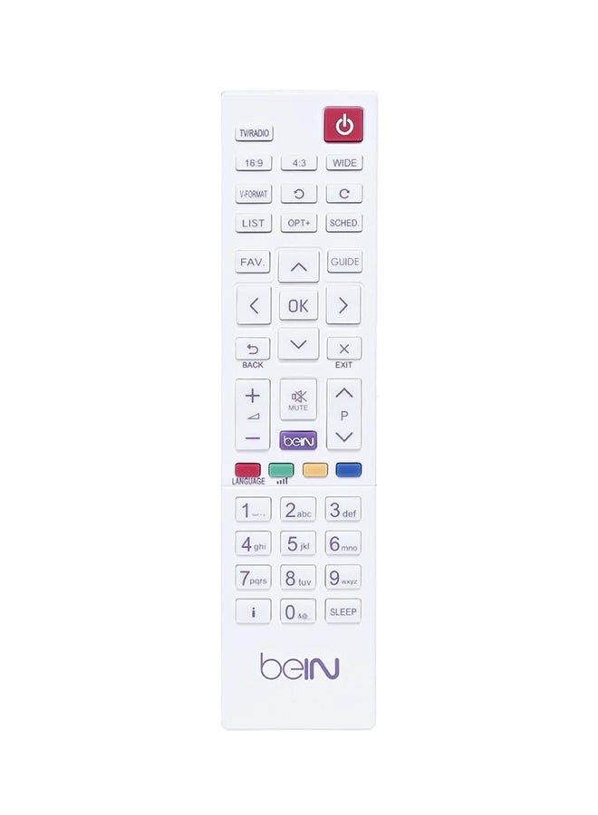 bein Sports Receiver Remote control White