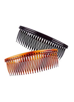 Fodattm Fodattm Set of 4 Large 5 Inches 24 Teeth Hair Side Comb French Hair Accessories Plastic Hair Clip Clamp for Men Women  - Image 1