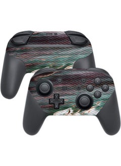 Mightyskins Carbon Fiber Skin For Nintendo Switch Pro Controller Grunge Marble | Protective, Durable Textured Carbon Fiber Finish | Easy To Apply, Remove, And Change Styles | Made In The Usa