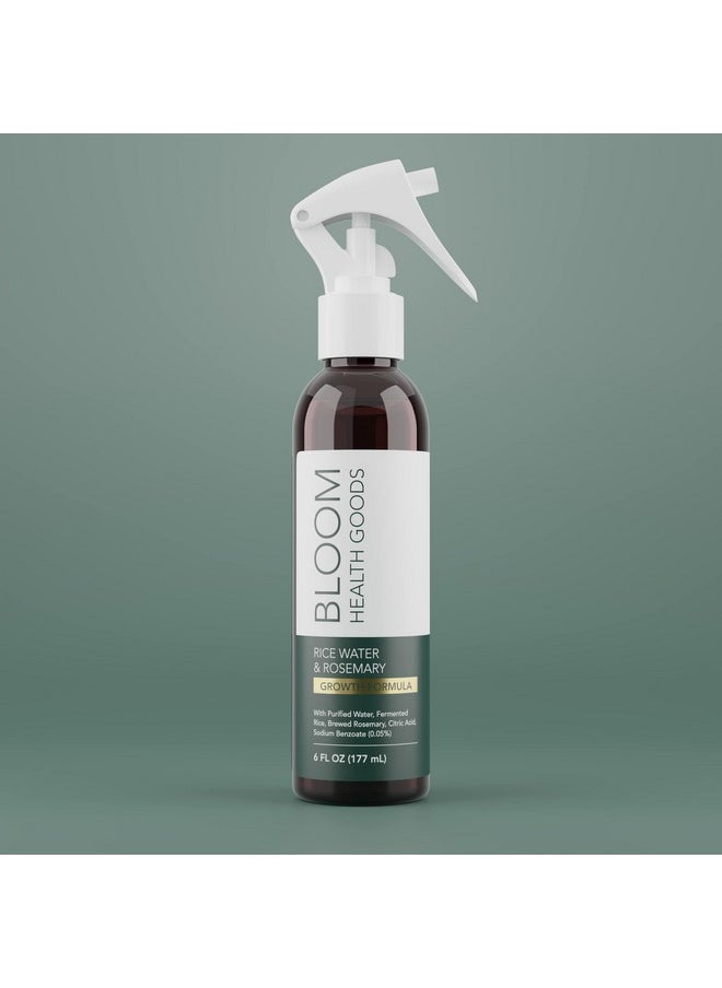 BLOOM HEALTH GOODS - Rice Water & Brewed Rosemary Spray Hair & Skin Serum Strengthen Moisturize & Thicken Naturally For Dry Oily Flaky Thinning Damaged Hair Types - Image 1
