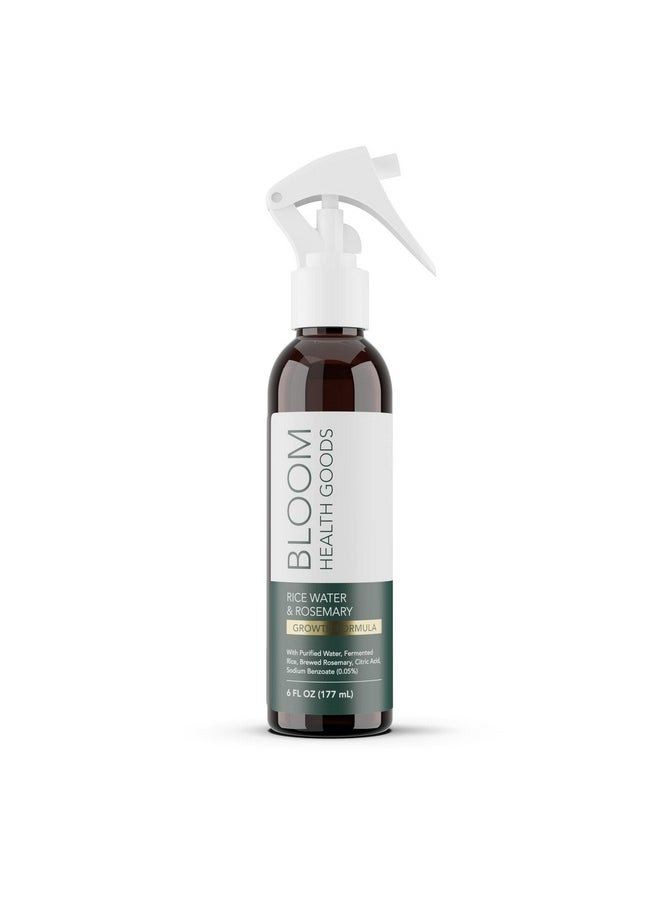 BLOOM HEALTH GOODS - Rice Water & Brewed Rosemary Spray Hair & Skin Serum Strengthen Moisturize & Thicken Naturally For Dry Oily Flaky Thinning Damaged Hair Types - Image 1