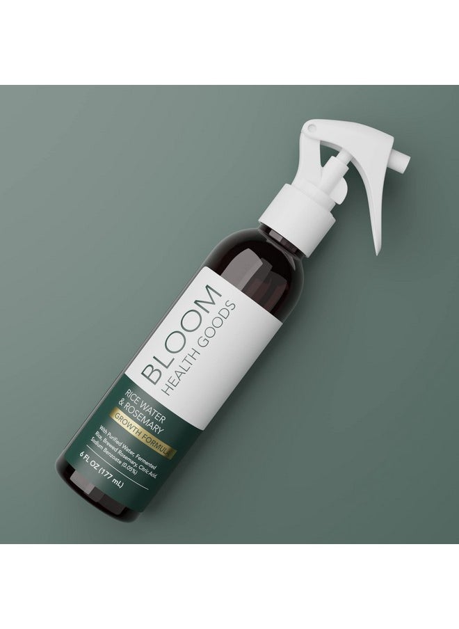 BLOOM HEALTH GOODS - Rice Water & Brewed Rosemary Spray Hair & Skin Serum Strengthen Moisturize & Thicken Naturally For Dry Oily Flaky Thinning Damaged Hair Types - Image 1
