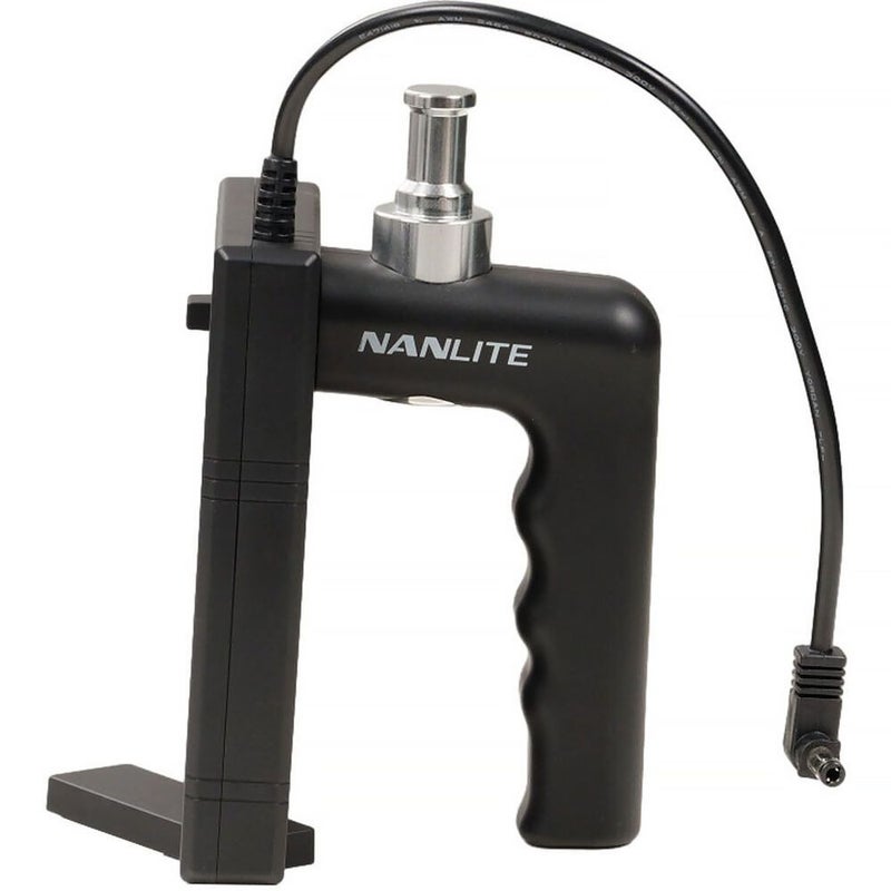 NANLITE The Nanlite BT-BG-FZ60 Battery Grip (Sony L / NP-F) allows the Forza 60 II, 60B II, or 60C to operate using NP-F type batteries when AC power is unavailable. - Image 4