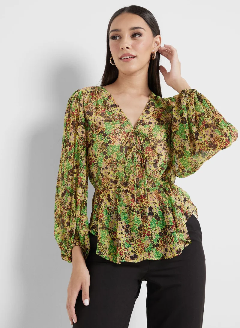 Ted Baker Tie Detail Top