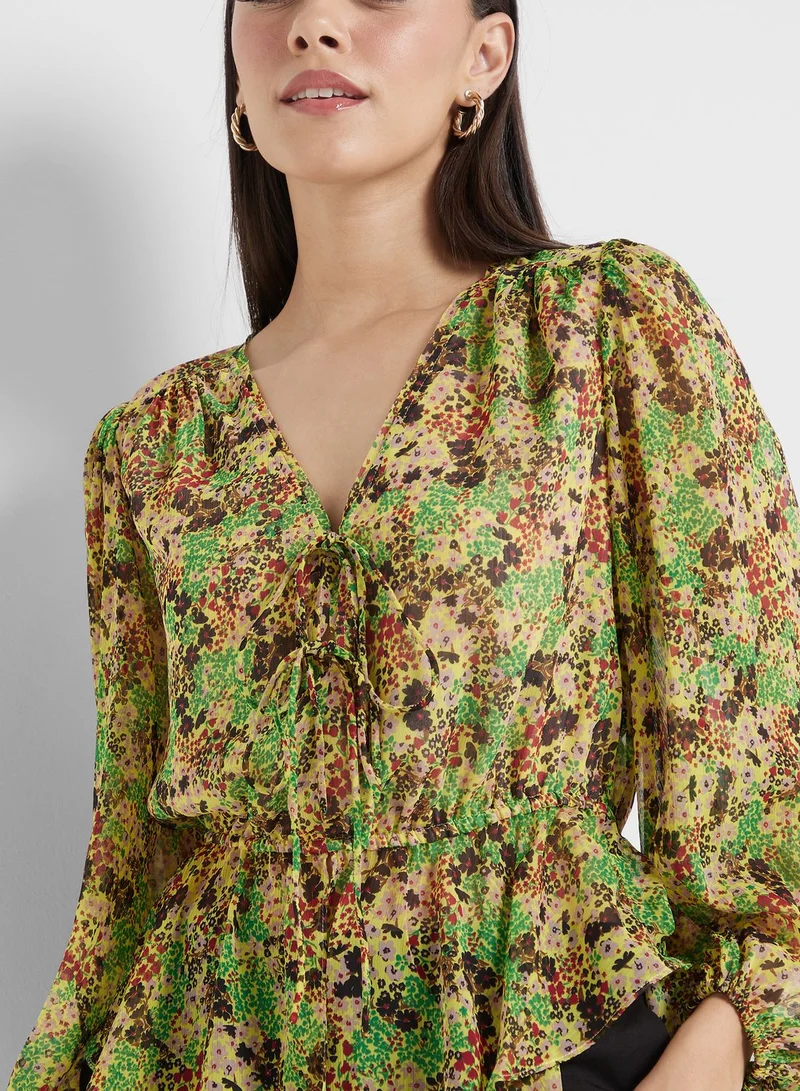 Ted Baker Tie Detail Top