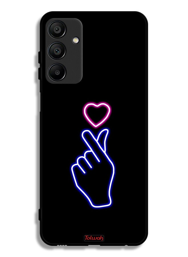 Tolwak Samsung Galaxy A15 5G Protective Case Cover Snap Heart Art - Image 1