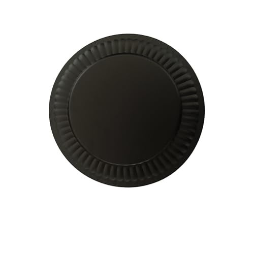 Irnyso Metal Black Fireplace Stove Pipe Flue Hole Cover 6719900 Fits 48 Hole Adjustable Flue Cover BM0026 BM0353 Chimney Caps Flue Plug - Image 1