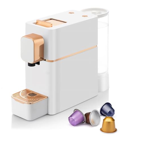 cutesun Espresso Machine for Coffee Capsules Compatible with Nespresso OriginalLine Machine, Espresso Maker for Nespresso OriginalLine, Bestpresso Coffee Capsules Peet's Espresso more (White) - Image 1
