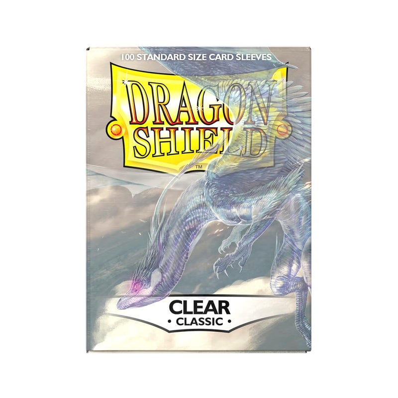 Dragon Shield | Standard Size Card Classic Sleeves | 100 CT - Smooth & Tough Premium TCG Sleeves - Compatible with Pokemon, Flesh & Blood, One Piece & Magic The Gathering | Clear - Image 3