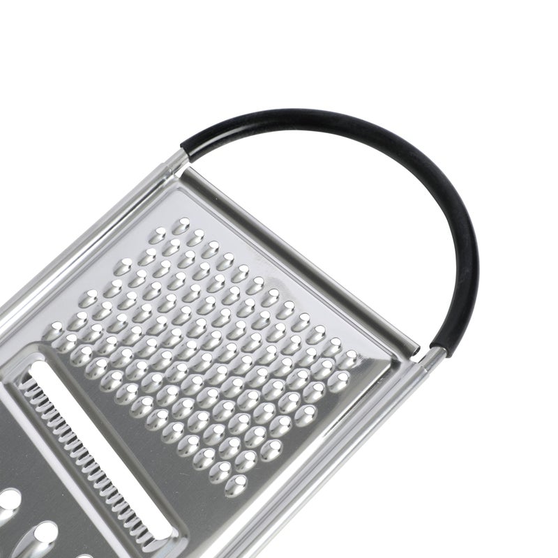Oster Helmsdale Flat Cheese Grater With Anti-Slip Handle, Stainless Steel Zester/Multi-Functional Tool for Kitchen Preperation, Black - Image 5