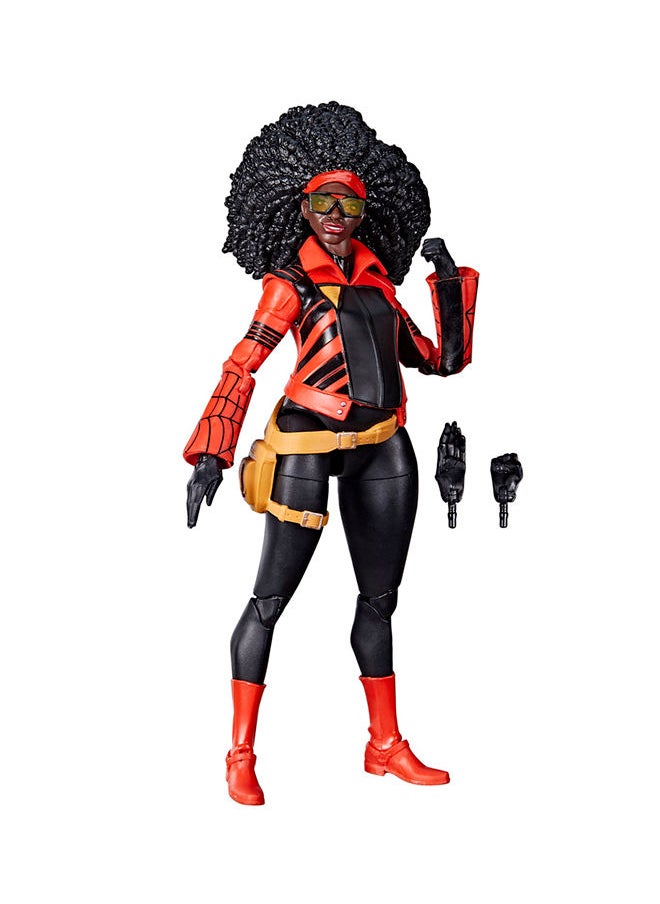 HASBRO - GAMING Marvel Legends Series Across The Spider-Verse, Part One Jessica Drew 6-inch Action Figure Toy, 2 Accessories  - Image 1