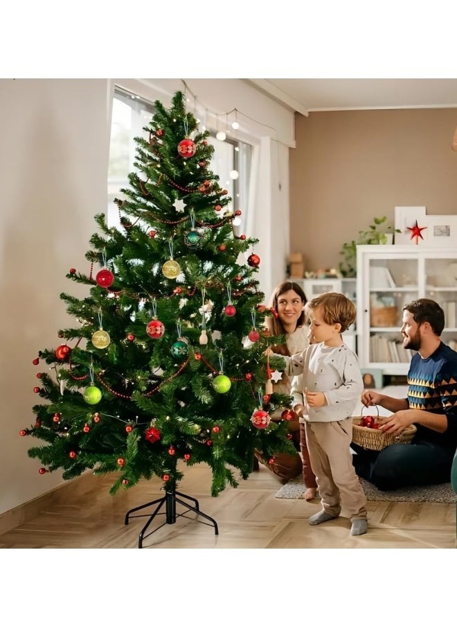 GGEROU 44Pcs Christmas Ball Ornaments Christmas Baubles Shatterproof Christmas Tree Balls Ornaments Hanging Decoration Assorted Ornament  - Image 4