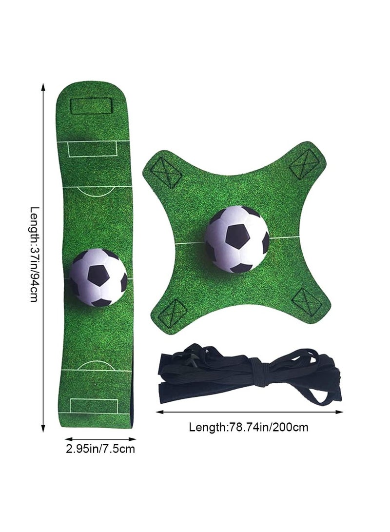 SYOSI جهاز تدريب ركلات كرة القدم، معدات تدريب كرة القدم، مساعدة في تحسين المهارات، تدريب فردي للأطفال والكبار، بدون استخدام اليدين، مناسب لجميع أحجام كرات القدم - Image 4