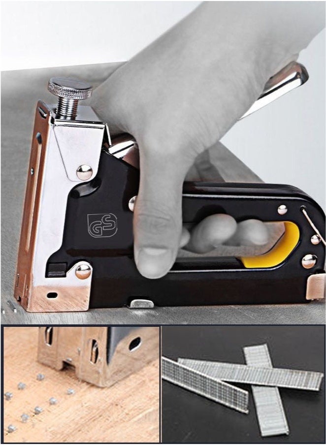 دباسة يدوية شديدة التحمل صالحة لدبابيس بطول 4-14 ملم للتنجيد والأخشاب والأعمال الحرفية واليدوية والاستعمالات الاحترافية وأعمال التدبيس اليدوي - Image 5