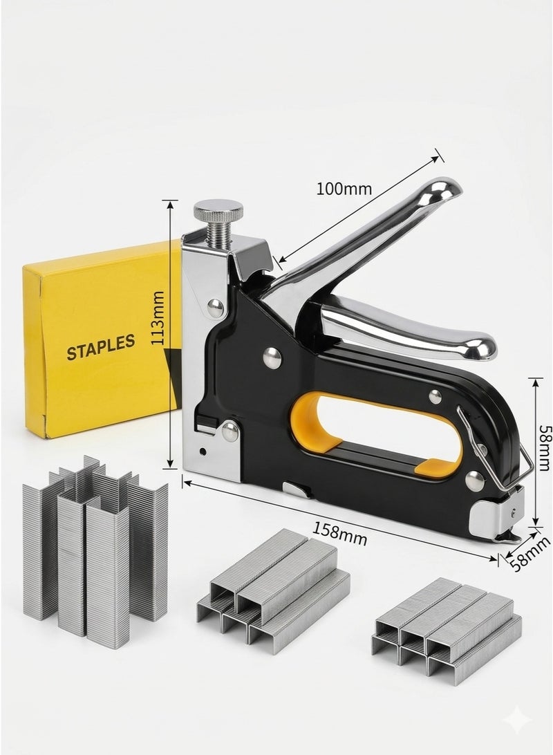 دباسة يدوية شديدة التحمل صالحة لدبابيس بطول 4-14 ملم للتنجيد والأخشاب والأعمال الحرفية واليدوية والاستعمالات الاحترافية وأعمال التدبيس اليدوي - Image 2