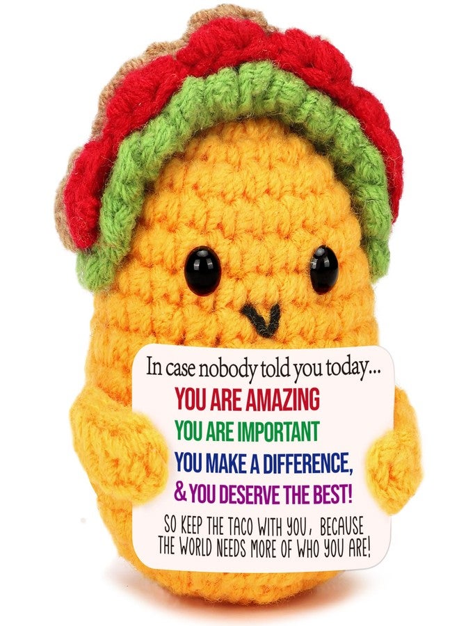 LuoHere Funny Coworker Employee Appreciation Thank You Birthday Gifts for Women Men, Handmade Taco Christmas Boss Day Staff Difference Maker Friend Teacher Inspirational Retirement Going Away Farewell Gifts - Image 1