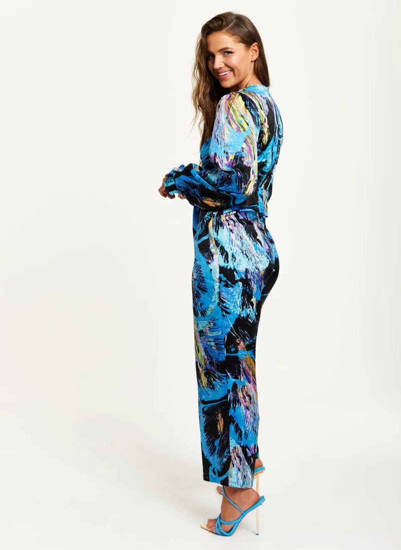 Liquorish Multicolour Abstract Jumpsuit