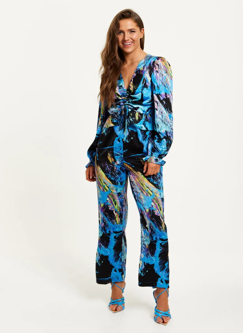 Liquorish Multicolour Abstract Jumpsuit